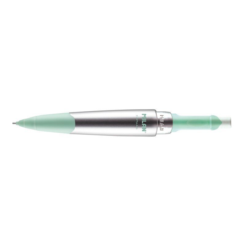 Automatinis pieštukas su trintuku Milan Capsule Slim Silver, 0.5 mm kaina ir informacija | Rašymo priemonės | pigu.lt