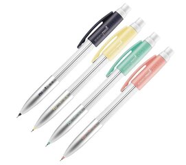 Automatinis pieštukas su trintuku Milan PL1 Silver, 0.5 mm kaina ir informacija | Rašymo priemonės | pigu.lt