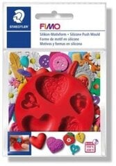 Silikoninė forma Fimo "Širdelės" kaina ir informacija | Piešimo, tapybos, lipdymo reikmenys | pigu.lt