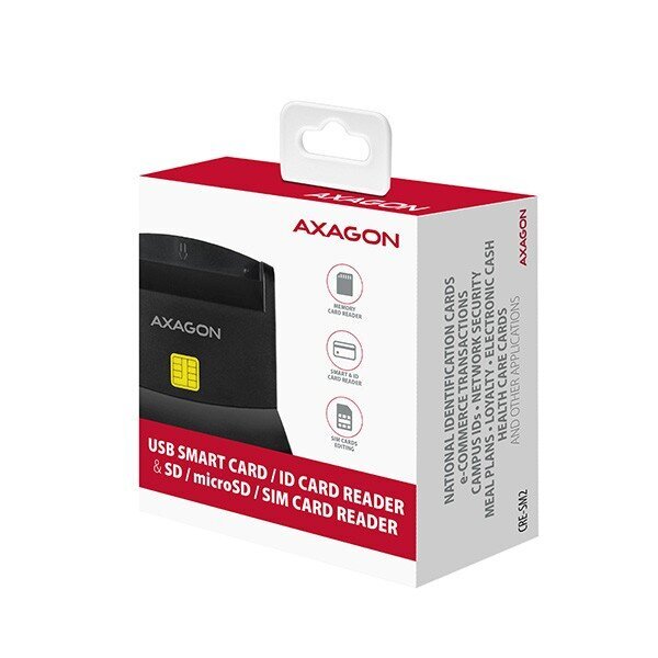 Axagon 4in1 CRE-SM2 kaina ir informacija | Adapteriai, USB šakotuvai | pigu.lt