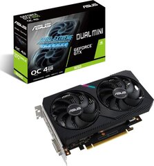 Asus DUAL-GTX1650-O4GD6-MINI цена и информация | Видеокарты (GPU) | pigu.lt