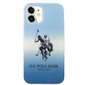 US Polo USHCP12SPCDGBL, skirtas iPhone 12 mini, mėlynas kaina ir informacija | Telefono dėklai | pigu.lt