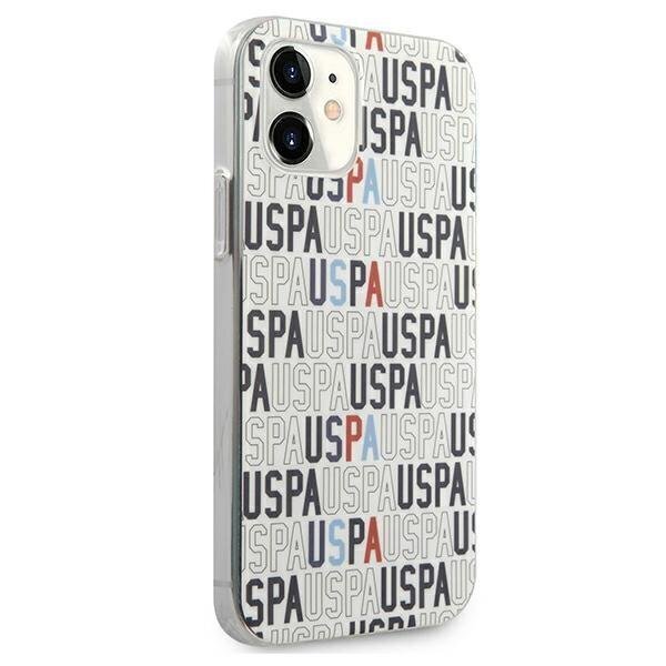 US Polo USHCP12SPCUSPA6, skirtas iPhone 12 mini, baltas kaina ir informacija | Telefono dėklai | pigu.lt