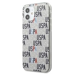 US Polo USHCP12SPCUSPA6, skirtas iPhone 12 mini, baltas kaina ir informacija | Telefono dėklai | pigu.lt