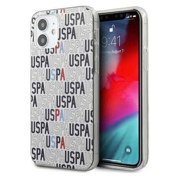 US Polo USHCP12SPCUSPA6, skirtas iPhone 12 mini, baltas kaina ir informacija | Telefono dėklai | pigu.lt