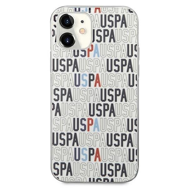 US Polo USHCP12SPCUSPA6, skirtas iPhone 12 mini, baltas kaina ir informacija | Telefono dėklai | pigu.lt