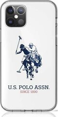 Telefono dėklas U.S. Polo ASSN Apple iPhone 12 mini 5,4, baltas kaina ir informacija | Telefono dėklai | pigu.lt