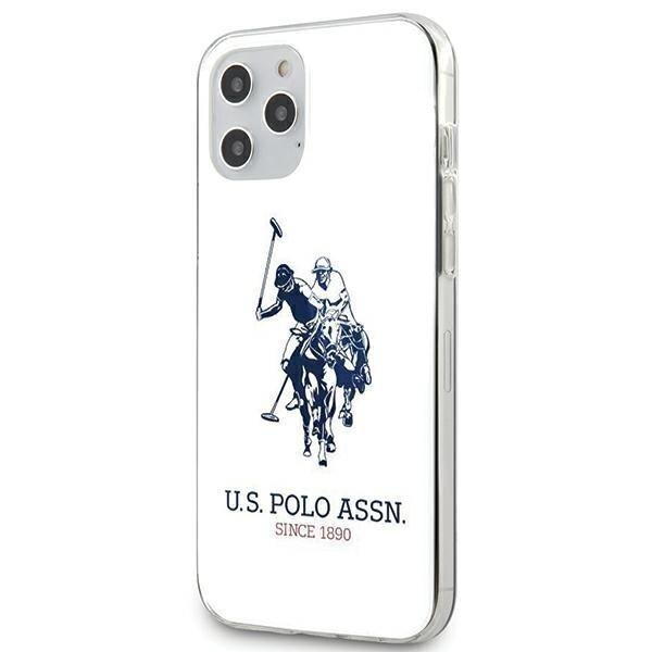 US Polo USHCP12LTPUHRWH, skirtas iPhone 12 Pro Max, baltas цена и информация | Telefono dėklai | pigu.lt