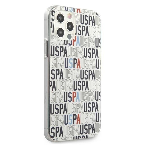 US Polo USHCP12LPCUSPA6, skirtas iPhone 12 Pro Max, baltas kaina ir informacija | Telefono dėklai | pigu.lt