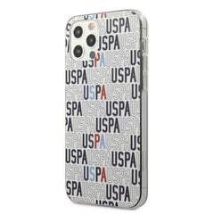 US Polo USHCP12LPCUSPA6, skirtas iPhone 12 Pro Max, baltas kaina ir informacija | Telefono dėklai | pigu.lt