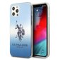 US Polo USHCP12MPCDGBL, skirtas iPhone 12/12 Pro, mėlynas kaina ir informacija | Telefono dėklai | pigu.lt