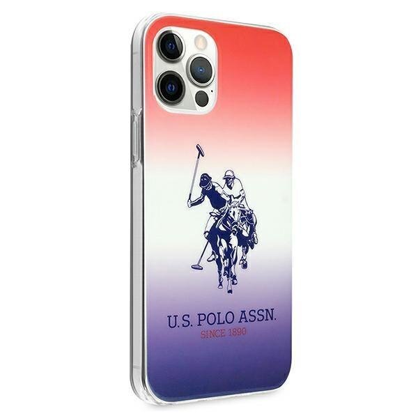 US Polo USHCP12MPCDGBR, skirtas iPhone 12/12 Pro, įvairiaspalvis kaina ir informacija | Telefonų dėklai | pigu.lt