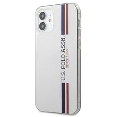 US Polo USHCP12SPCUSSWH, skirtas iPhone 12 mini, baltas kaina ir informacija | Telefono dėklai | pigu.lt