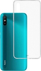 3MK 102456, skirtas Redmi 9A, skaidrus kaina ir informacija | Telefono dėklai | pigu.lt