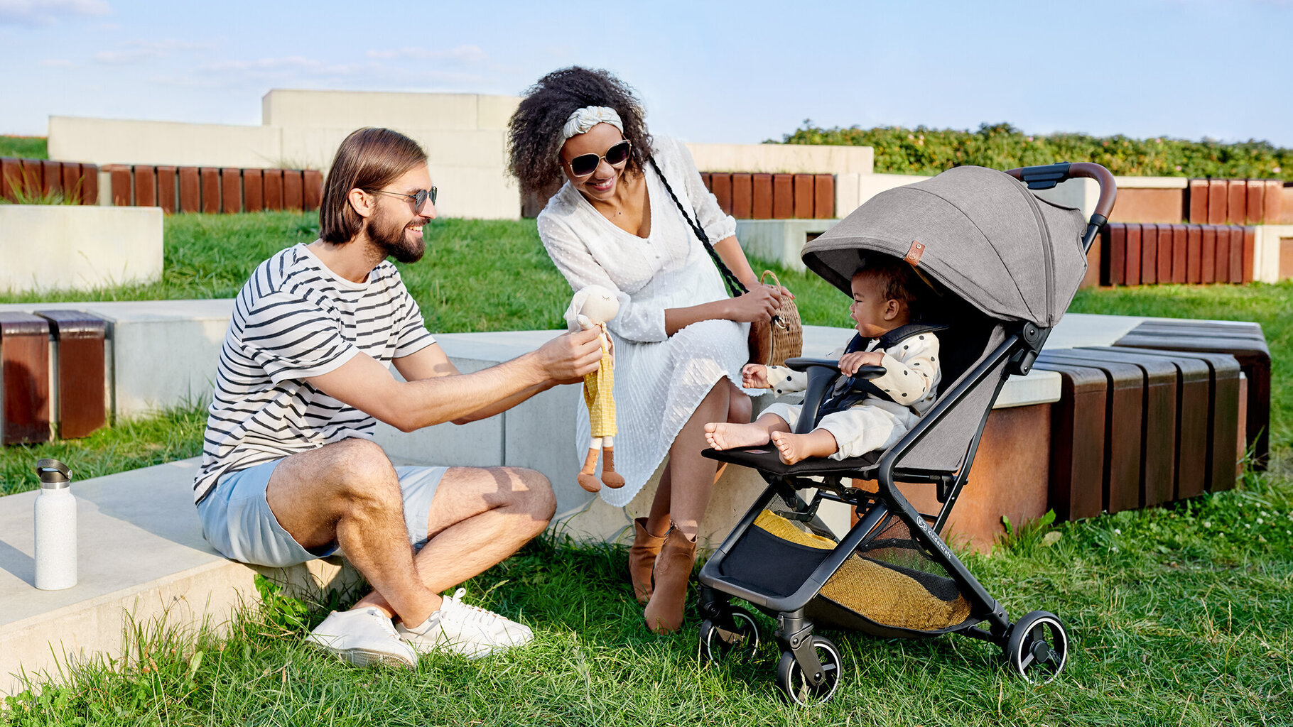 Kinderkraft Wandelwagen Nubi Pink - Kinderkraft luxe wandelwagen Nubi