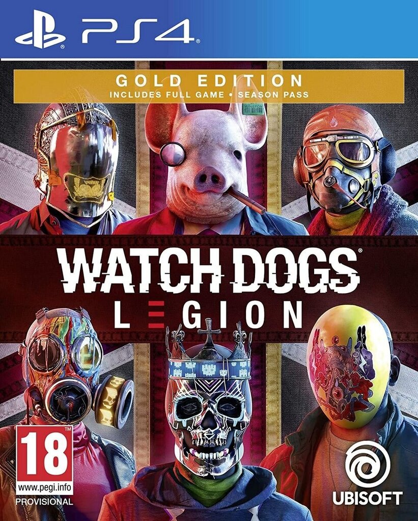 Компьютерная игра PS4 Watch Dogs Legion Gold Edition incl Season Pass цена  | pigu.lt