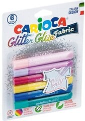 Pastelinių spalvų skysti klijai Carioca Pastel, 6 spalvų kaina ir informacija | Kanceliarinės prekės | pigu.lt