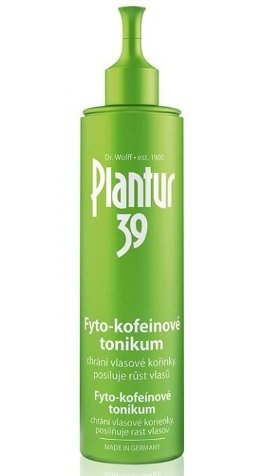 Tonikas nuo plaukų slinkimo Plantur 39 200 ml kaina ir informacija | Priemonės plaukų stiprinimui | pigu.lt