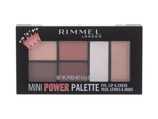 Akių šešėlių paletė Rimmel London Mini Power Palette 003 Queen, 6.8g kaina ir informacija | Akių šešėliai, pieštukai, blakstienų tušai, serumai | pigu.lt