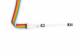 Polaroid Camera Strap Flat Rainbow White цена и информация | Аксессуары для фотоаппаратов | pigu.lt