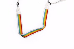 Polaroid Camera Strap Flat Rainbow White цена и информация | Polaroid Oптика | pigu.lt