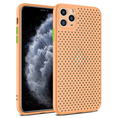 Чехол Breath Case для iPhone 12 / 12 Pro, розово-золотой цена и информация | Чехлы для телефонов | pigu.lt