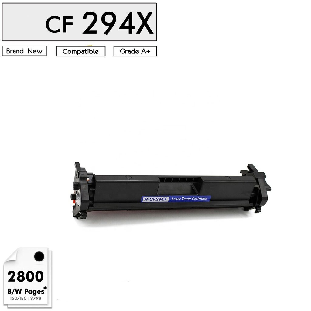 Toneris "CF294X" skirtas HP lazeriniams spausdintuvams - padidintos talpos, 2800 psl., juoda цена и информация | Kasetės lazeriniams spausdintuvams | pigu.lt