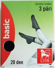 Женские носки 3 пары, бежевые цена и информация | Lion Для женщин | pigu.lt