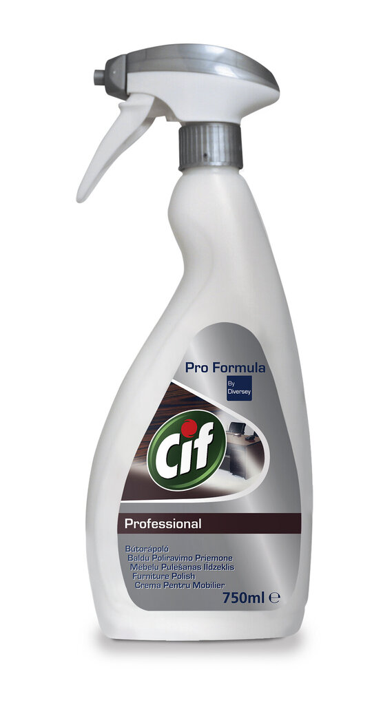 Baldų valymo priemonė Cif Professional Wood Polish, 750 ml kaina ir informacija | Valikliai | pigu.lt