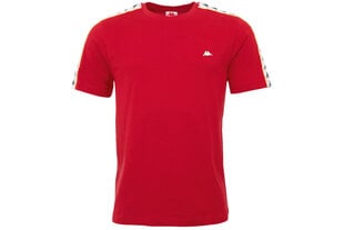 Sportiniai marškinėliai vyrams Kappa Hanno T-Shirt 308011-19-1863, raudoni kaina ir informacija | Sportinė apranga vyrams | pigu.lt