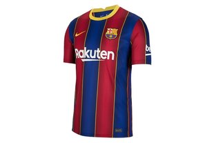 Мужская спортивная футболка Nike FC Barcelona 20/21 Home Breathe Stadium Tee CD4232 456 цена и информация | Мужская спортивная одежда | pigu.lt