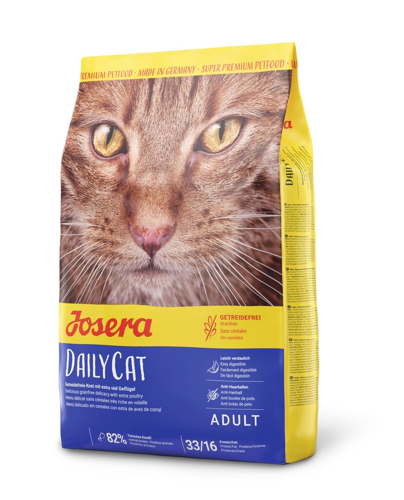 Josera grūdams jautrioms katėms DailyCat 2 kg цена и информация | Sausas maistas katėms | pigu.lt