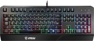 Игровая клавиатура Gaming MSI Vigor GK20 Испанская Qwerty Чёрный LED RGB цена и информация | Клавиатуры | pigu.lt