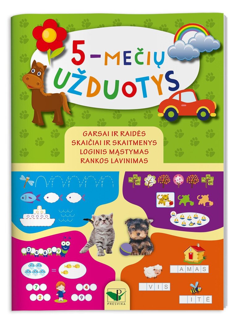 5-mečių užduotys kaina ir informacija | Lavinamosios knygos | pigu.lt