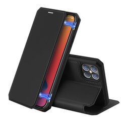 DUX DUCIS Skin X Bookcase type case for iPhone 12 Pro Max black kaina ir informacija | Telefono dėklai | pigu.lt