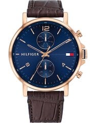 Tommy Hilfiger мужские часы Daniel 1710418, коричневые цена и информация | Мужские часы | pigu.lt