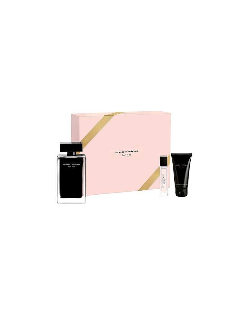 Rinkinys Narciso Rodriguez moterims: tualetinis vanduo EDT, 100 ml + kūno losjonas, 50 ml + tualetinis vanduo EDT, 10 ml цена и информация | Kvepalai moterims | pigu.lt