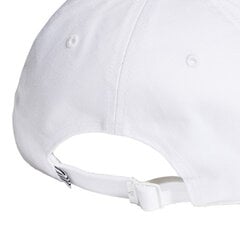 Кепка с козырьком женская Adidas Baseball Cap Cot OSFM FK0890, белая цена и информация | Женские шапки | pigu.lt