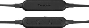 Panasonic беспроводные наушники + микрофон RZ-NJ320BE-K, черные цена и информация | Наушники | pigu.lt