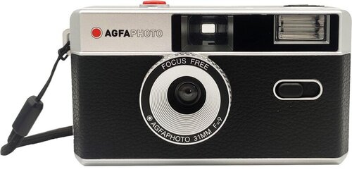 Agfaphoto reusable camera 35mm, juoda kaina ir informacija | Momentiniai fotoaparatai | pigu.lt