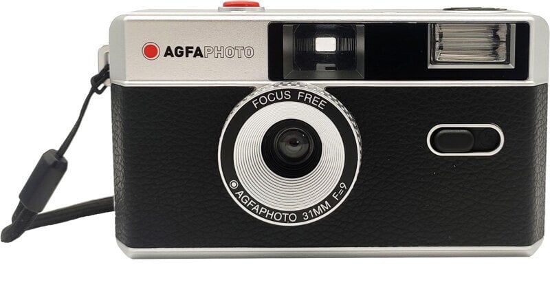 Juostinis fotoaparatas Agfaphoto reusable camera 35mm, juoda kaina | pigu.lt