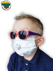 Vienkartinės vaikiškos medicininės kaukės Syntheos LT &quot;Šypsena&quot;, 50vnt. kaina ir informacija | Pirmoji pagalba | pigu.lt