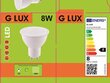 LED lemputės G.LUX GR-LED-GU10-PA9-8W 3000K - 10 vnt. pakuotė цена и информация | Elektros lemputės | pigu.lt