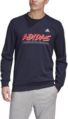 Adidas Джемпер Mhs Gfx Q3 Crew Blue цена и информация | Мужские толстовки | pigu.lt