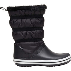 Сапоги женские Crocs™ Crocband Boot Women's, черные цена и информация | Женские сапоги | pigu.lt