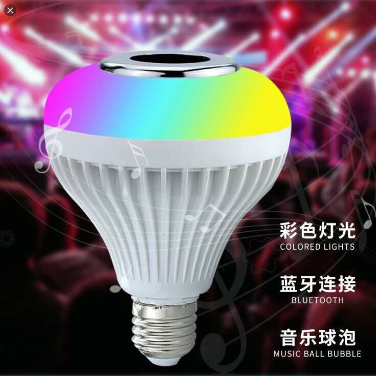 Išmanioji Bluetooth Led lemputė su garsiakalbiu kaina ir informacija | Dekoracijos šventėms | pigu.lt