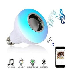 Cветодиодная cмарт Bluetooth лампочка с динамиком цена и информация | Праздничные декорации | pigu.lt