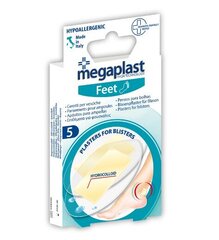 Pleistrai Hydrocolloid Megaplast, 5 vnt kaina ir informacija | Pirmoji pagalba | pigu.lt