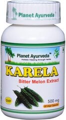 Пищевая добавка Planet Ayurveda™ Karela, 60 капсул цена и информация | Витамины, пищевые добавки, препараты для хорошего самочувствия | pigu.lt