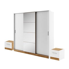 Комплект мебели Selsey Montroy, белый / коричневый цена и информация | Комплекты мебели для спальной комнаты | pigu.lt